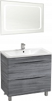 Водолей Мебель для ванной Adel 100 лиственница структурная контрастно-серая